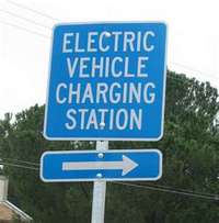 electric car charging station (select to view enlarged photo)