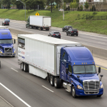 The Peloton platooning system was demonstrated at the ITS World Congress held in September 2014 in Detroit, Michigan. (Photo: Business Wire)