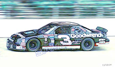 Dale Earnhardt At Speed