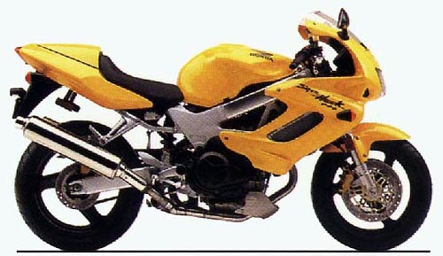 1999 Honda super hawk motorcycle #5