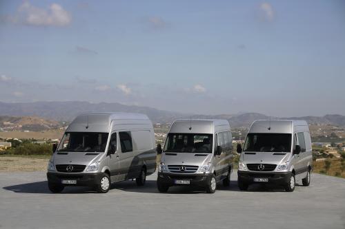 from left to right MercedesBenz Sprinter Panel van extralong