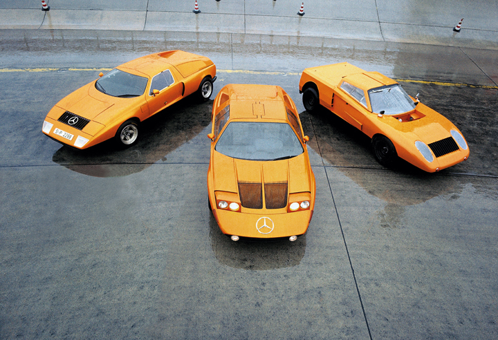 1976 The MercedesBenz C111 experimental car originally a test bed for 