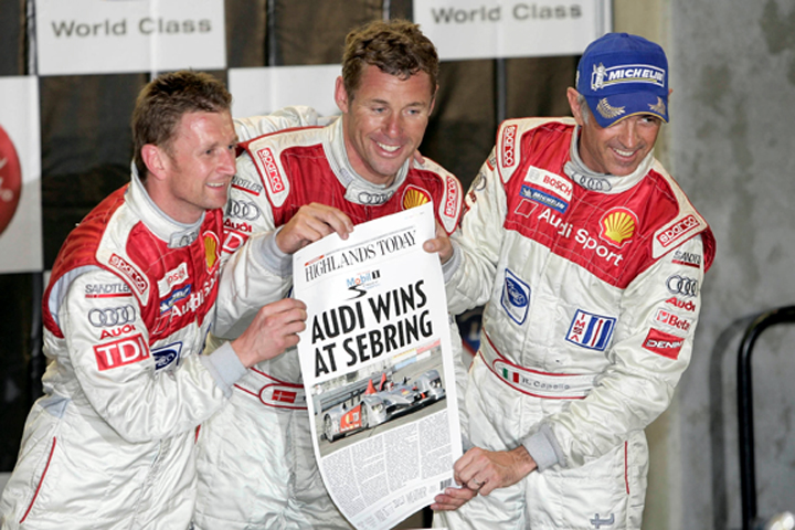 Tom Kristensen became the first driver to 