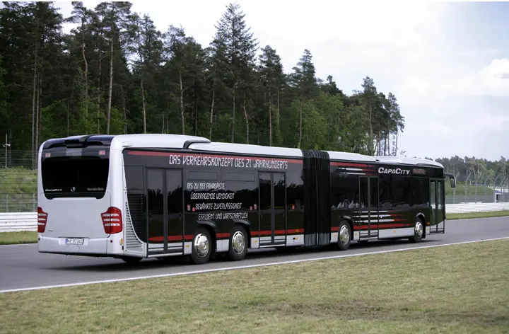 MercedesBenz CapaCity Highcapacity Bus On Grand Tour of Germany