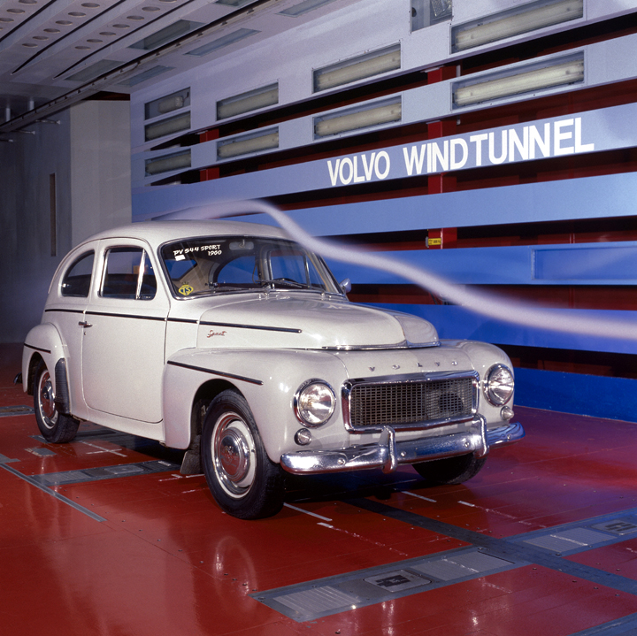PV 544 1960 in the Volvo Windtunnel