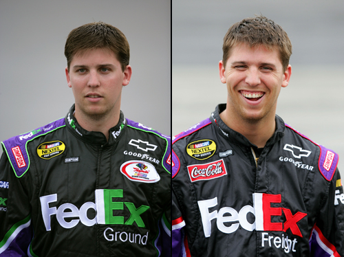 Denny Hamlin late during the 2006 season at 195 pounds left