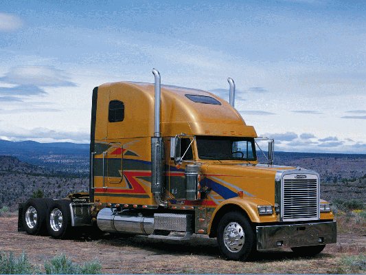 custom freightliner truck