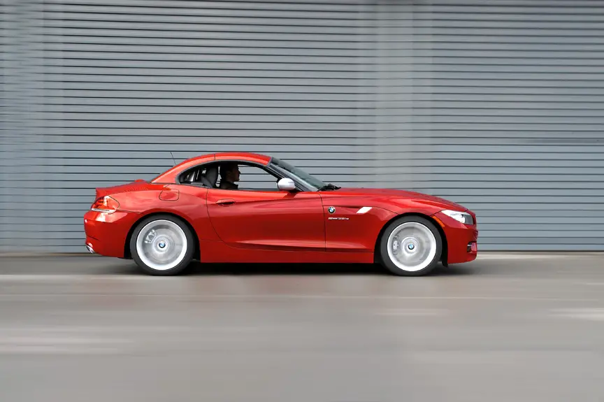MUNICH - December 15, 2009: The new BMW Z4 sDrive35is features a modified 