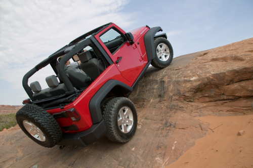 Jeep Wrangler 4 Door Convertible. Four-door Jeep Wrangler