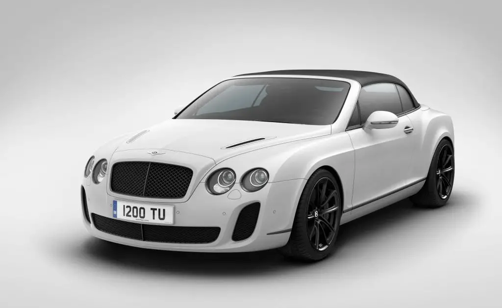 Bentley Supersports'Ice Speed Record' Convertible Debuts at Geneva Motor