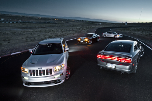 2012 SRT Lineup 2012 Jeep Grand Cherokee SRT8 2012 Chrysler 300 SRT8 