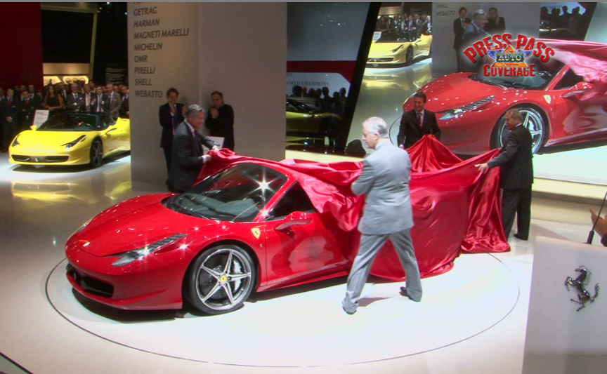 Ferrari 458 Spider debuts at 2011 Frankfurt Motor Show