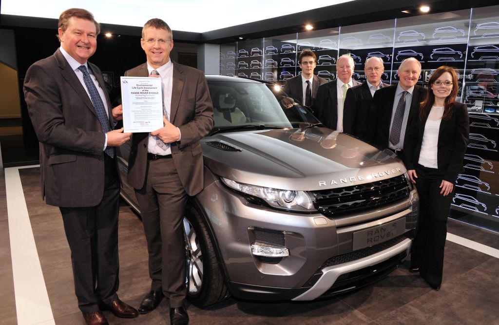 Land Rover Achieves Environmental Certification For Range Rover Evoque