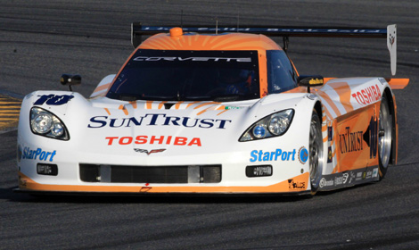 Fastest Auto Racing on Event Sun Trust Corvette Fastest During Daytona Testing