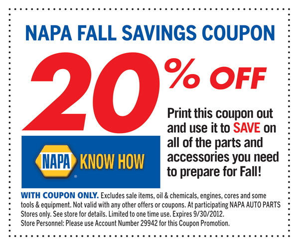 Napa Battery Rebate Promo Code