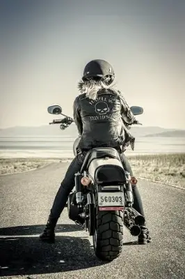 motorcycle woman rider