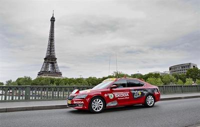 skoda and tour de france (select to view enlarged photo)