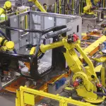 Peterbilt's Denton, Texas Factory Robotic Cab Assembly Equipment (Photo: Business Wire)