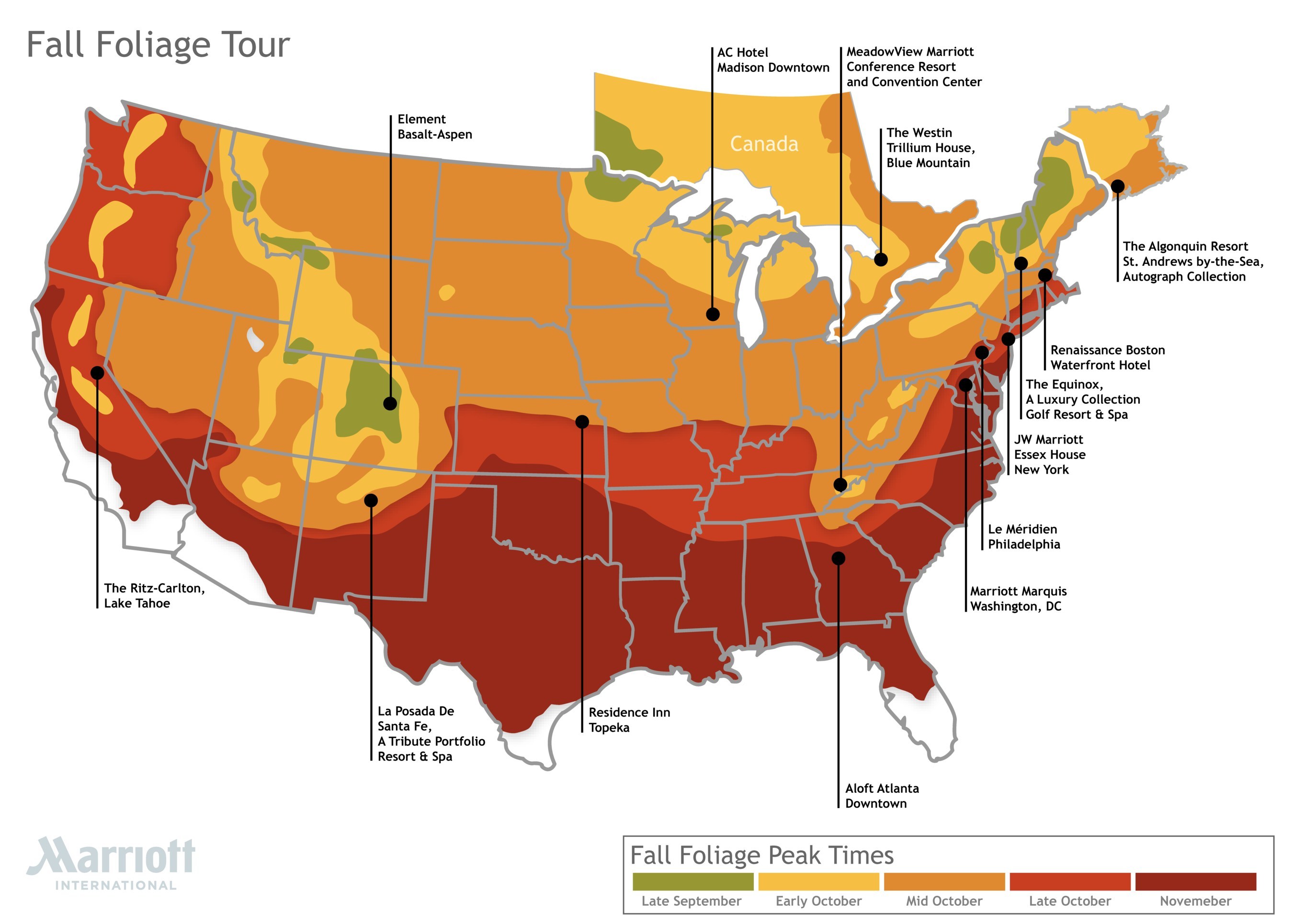 2024 Fall Foliage Map Brooke Cassandre