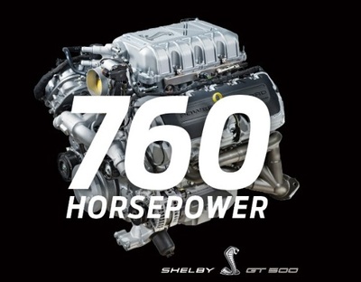 2020 Ford Mustang Shelby GT500 Powered By 760 Horsepower, 625 Lb.- Ft. Supercharged Production V8 Engine (select to view enlarged photo)