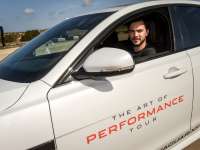 British Actor Nicholas Hoult Takes On Unique Driving Challenge In New Jaguar Xf All-Wheel Drive