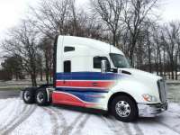 Red, White and Blue Kenworth T680 – “The Driver’s Truck” – Stars in Kenworth Booth at MATS