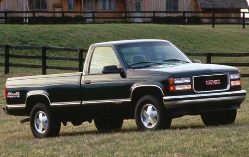 Gmc truck 1995 sierra curb weight ext cab #1