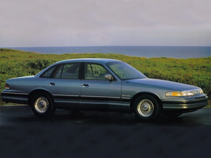 For 1995 Ford's fullsize Crown Victoria boasts an allnew interior with 