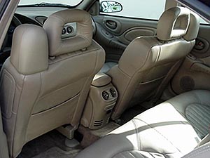 Rear seat facing front