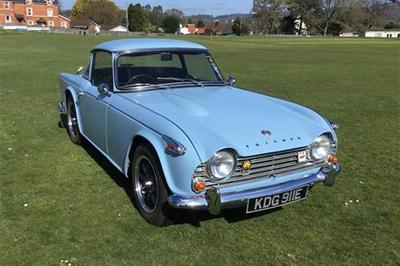 1967 Triumph TR4A (OD) Surrey Top (select to view enlarged photo)