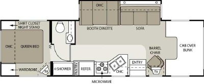 2006 Four Winds Dutchmen 32B Floorplan