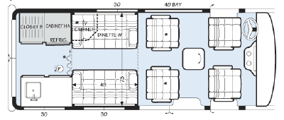 2006 Sportsmobile Ford Van - E350 Extended Body EB - Standard Floorplan