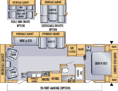 2007 Jayco Eagle 288RLS Floorplan