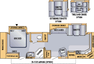 2007 Jayco Eagle 322FKS Floorplan