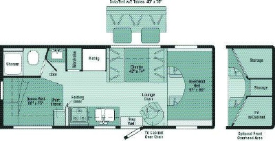 2007 Winnebago Access 24V Floorplan