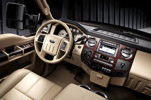 Ford Super
Duty Lariat interior