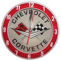 chevy corvette clock (select to view enlarged photo)