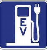 electric vehicle charging station sign
