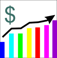 sales graph up (select to view enlarged photo)