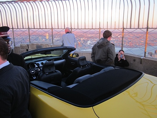 Ford on the 58th floor of the
Empire State Building (select to view enlarged photo)