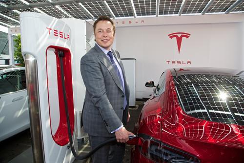 musk and uk tesla