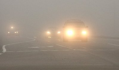 driving in fog (select to view enlarged photo)