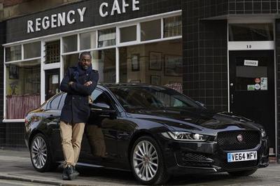 JAGUAR XE and Elba (select to view enlarged photo)
