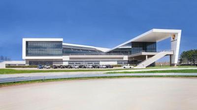 Porsche headquarters (select to view enlarged photo)