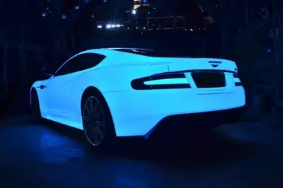aston martin glow in the dark (select to view enlarged photo)