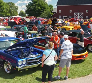car gilmore museum show expected vehicles than 35th spectacular barn august red oldest held michigan largest antique