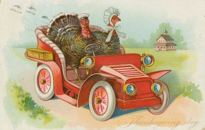 thanksgiving driving turkey (select to view enlarged photo)