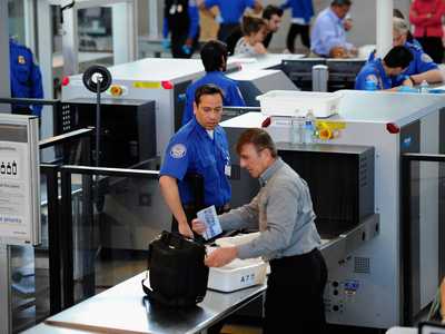 airport security (select to view enlarged photo)