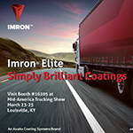 Axalta Imron Elite polyurethane coatings for heavy duty trucks will be on display at the Mid-America Trucking Show on March 23-25. (Graphic: Axalta)