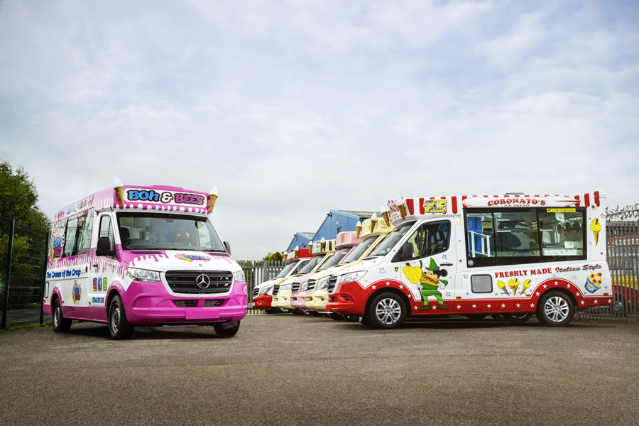 mercedes sprinter ice cream van